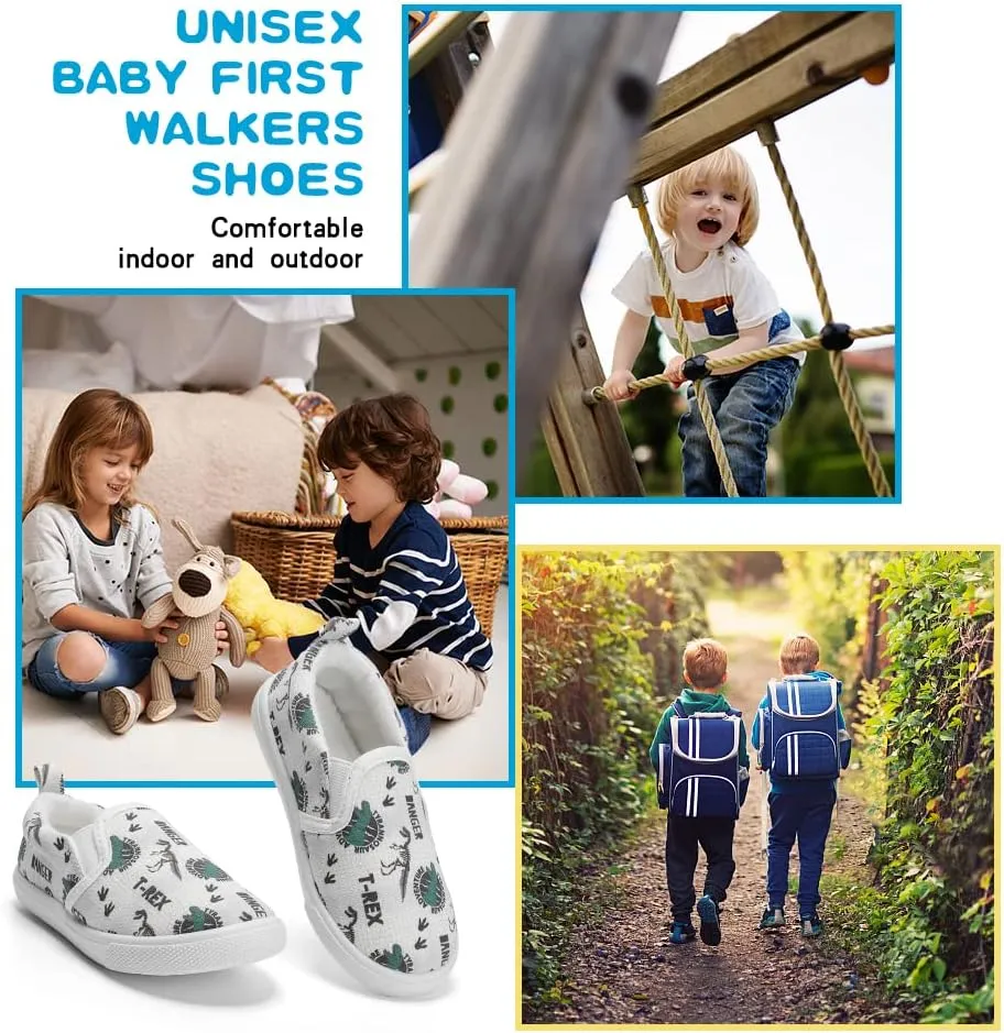 Toddler Slip on Shoes Girls & Boys Canvas Loafers Shoes