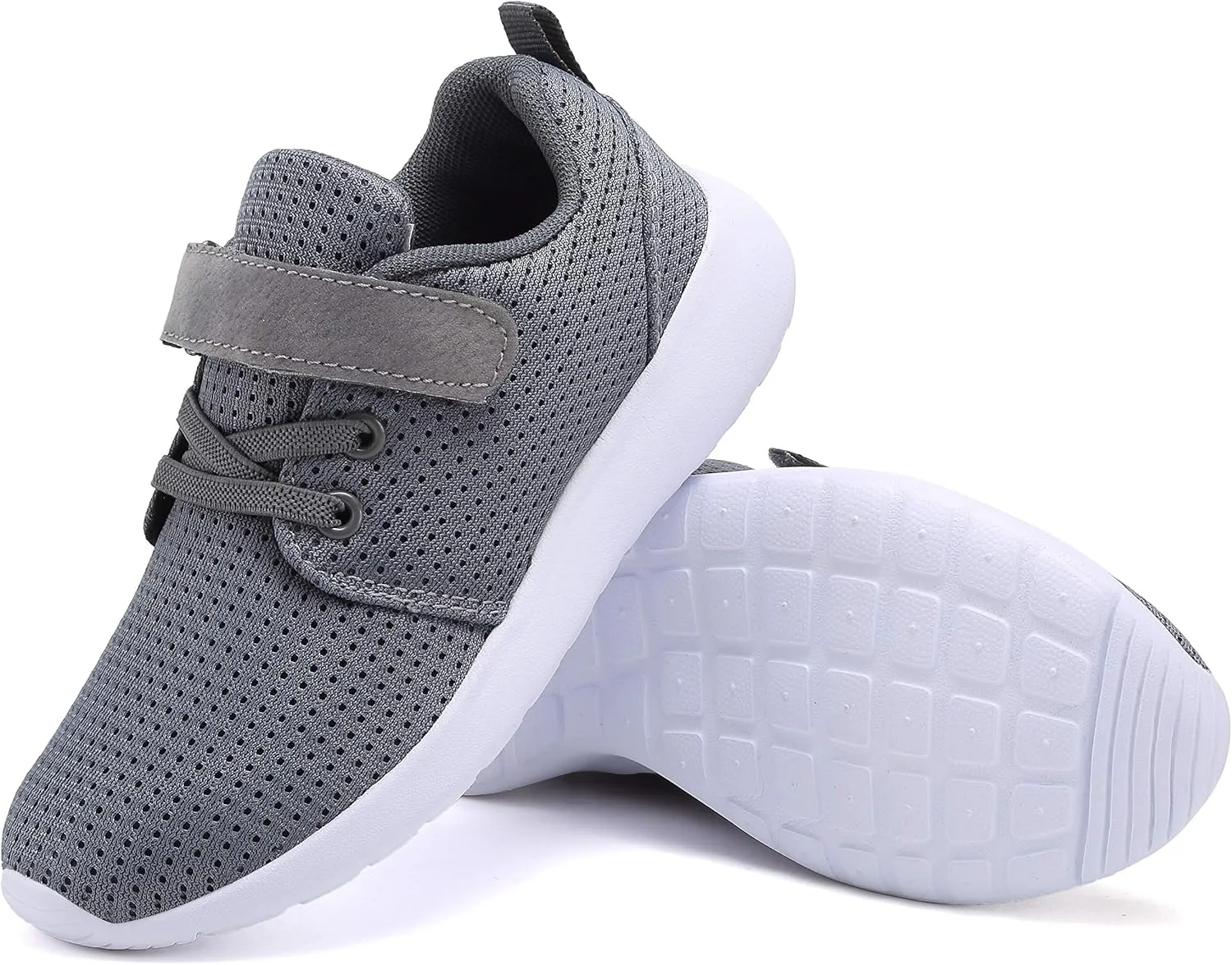 TOEDNNQI Boys Girls Sneakers Kids Lightweight Breathable Strap Athletic Running Shoes for Toddler/Little Kid/Big Kid