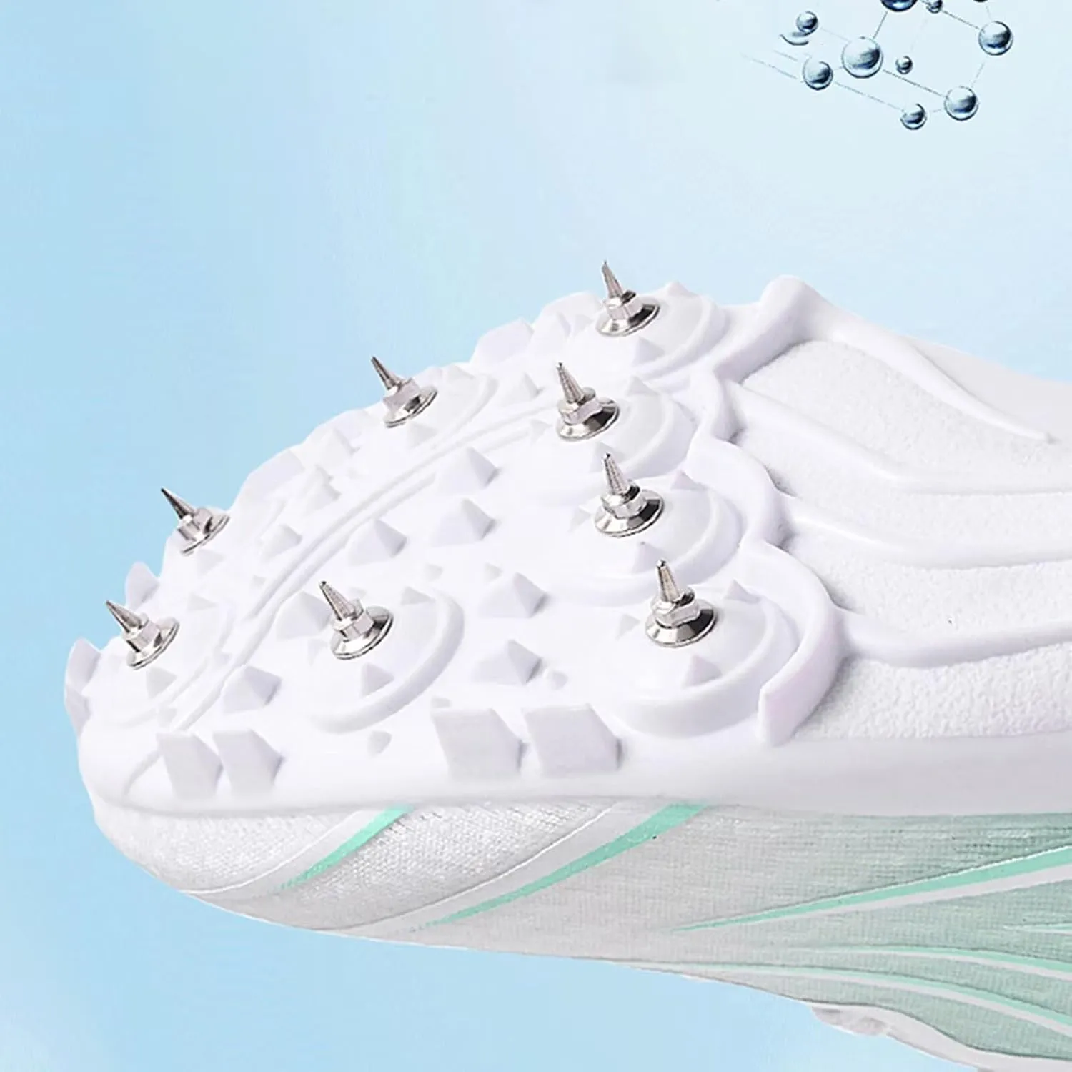Track and Field Nail Shoes for Men Women Girls Boys Youth Professional 8 Spikes Training Racing Running Teenagers Sneakers 100- to 400-Meter Races Sprinting Match