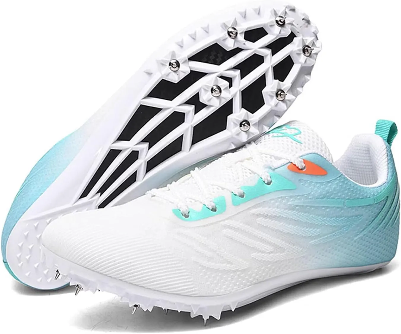 Track and Field Nail Shoes for Women's Girls Boys Lightweight Professional Running Racing Jumping Sprint Shoe Youth Training Spikes Sneakers