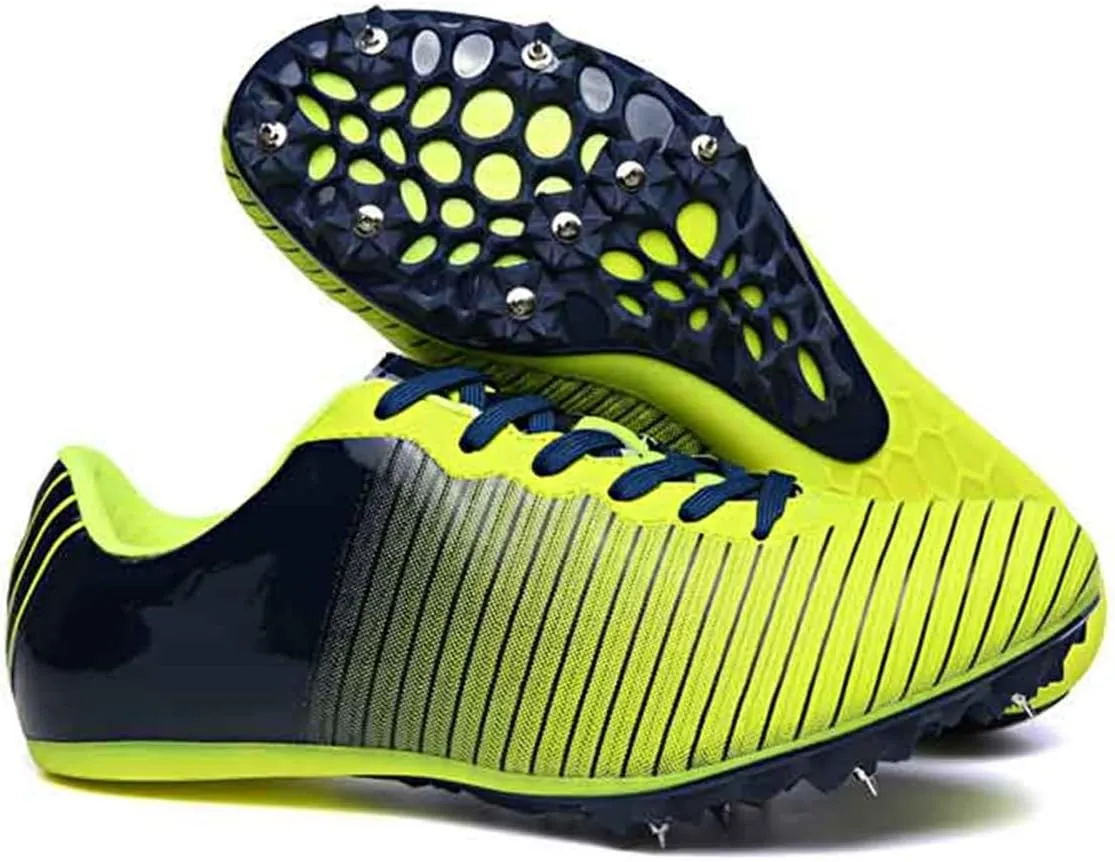 Track and Field Shoes for Men Women, Boys Girls Youth Spikes Jumping Sneakers Professional Running Racing Sprint Athletic Shoes