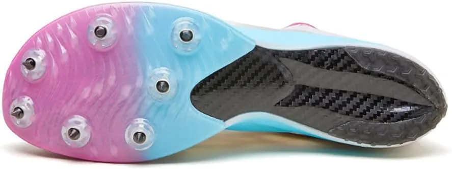 Track and Field Shoes for Men Women Kids Boys Girls Spikes Sneakers Track Race Jumping Track Shoes Professional Running Full-Length Carbon Plate Spikes Track Shoes