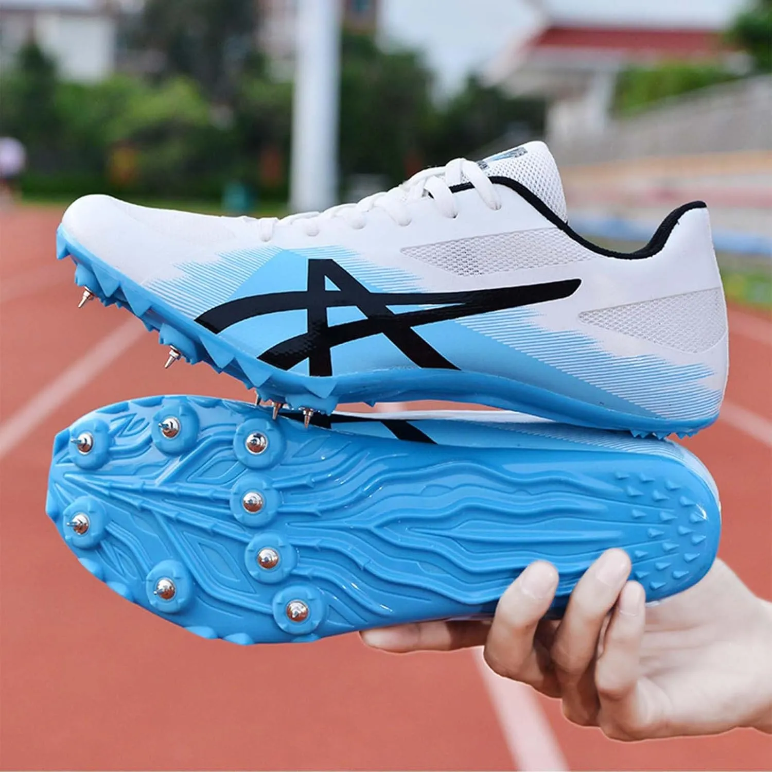 Track and Field Shoes Men Women Spikes Sneakers for Running Race Jumping Sprint Distance Running