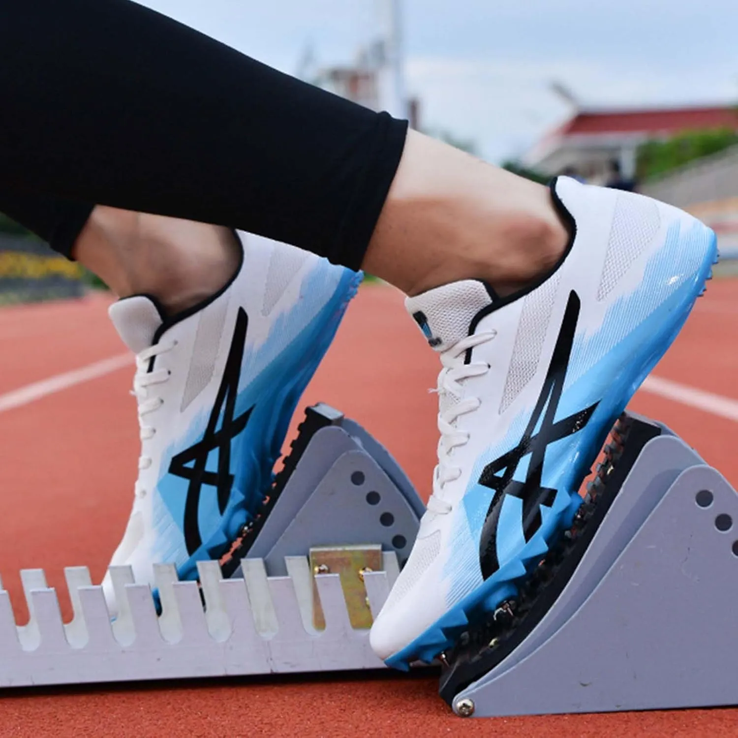 Track and Field Shoes Men Women Spikes Sneakers for Running Race Jumping Sprint Distance Running