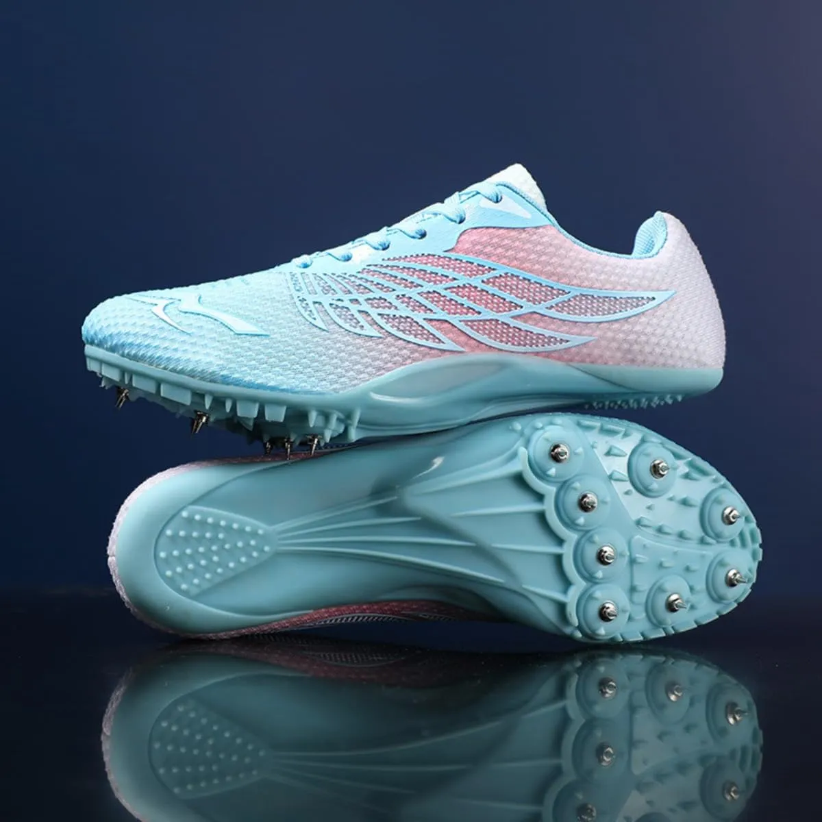 Track and Field Spikes Shoes Athletic Running Sneakers for Men Women Boys Girls - Ideal for Sprint Race Jumping Training with Nail Spikes