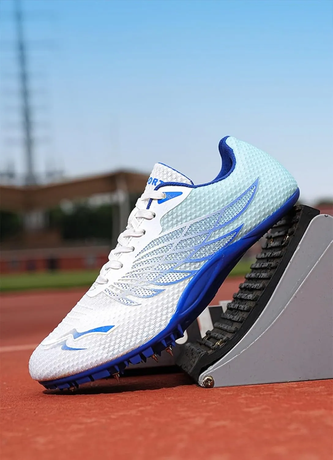 Track and Field Spikes Shoes Athletic Running Sneakers for Men Women Boys Girls - Ideal for Sprint Race Jumping Training with Nail Spikes