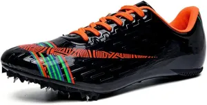 Track Spike Running Sprint Shoes Breathable Mesh Professional Racing Running Sneakers Track and Field Running Spike Shoe for Mens Womens