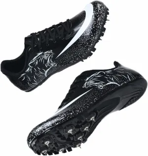 Track Spike Running Sprint Shoes Breathable Mesh Professional Racing Running Sneakers Track and Field Running Spike Shoe for Mens Womens