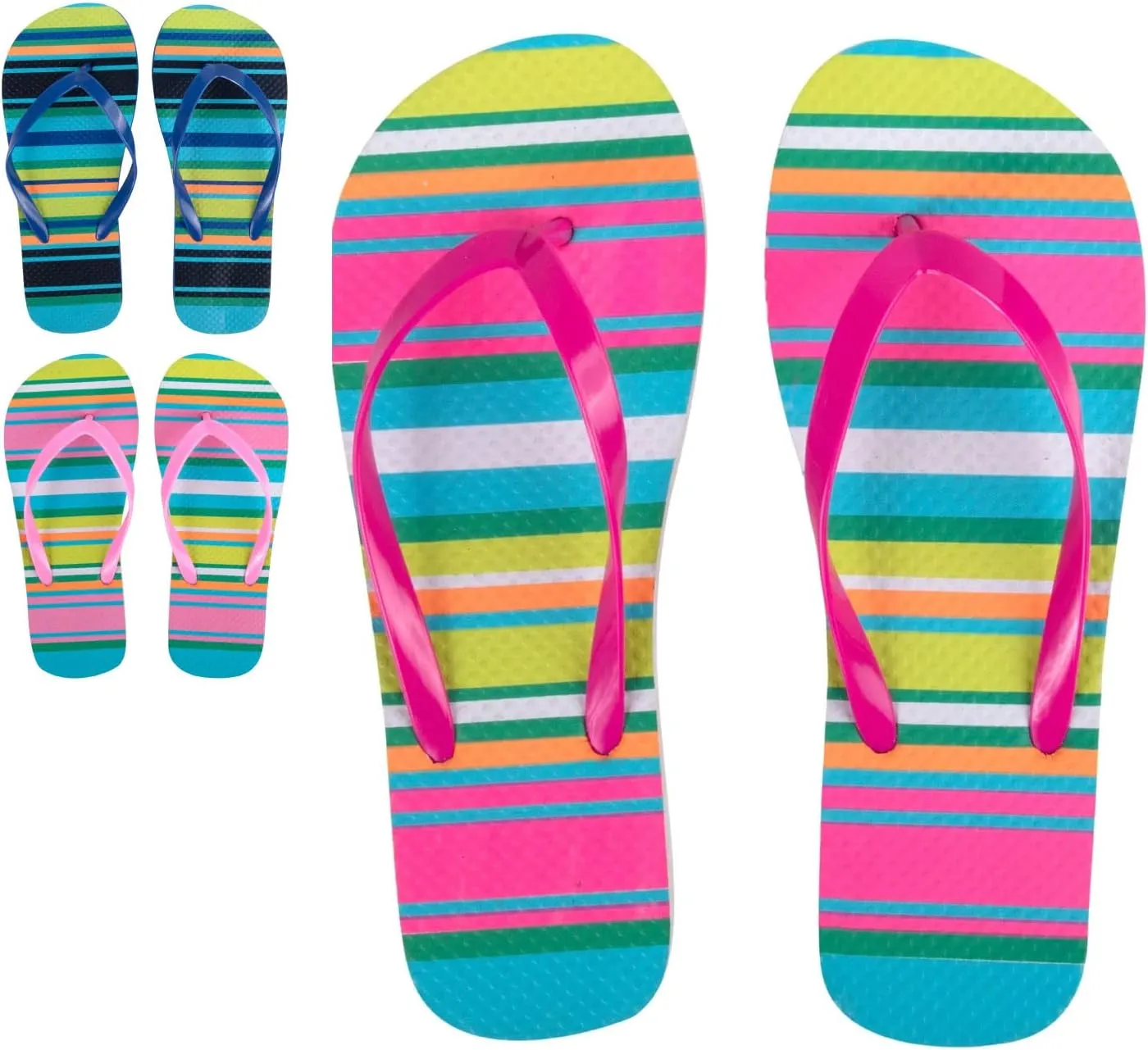 Trail maker 50 Pairs Bulk Flip Flops for Women Wedding Guests, Bnb Guests, Hotels, Pedicure Parties, and Charity Donation