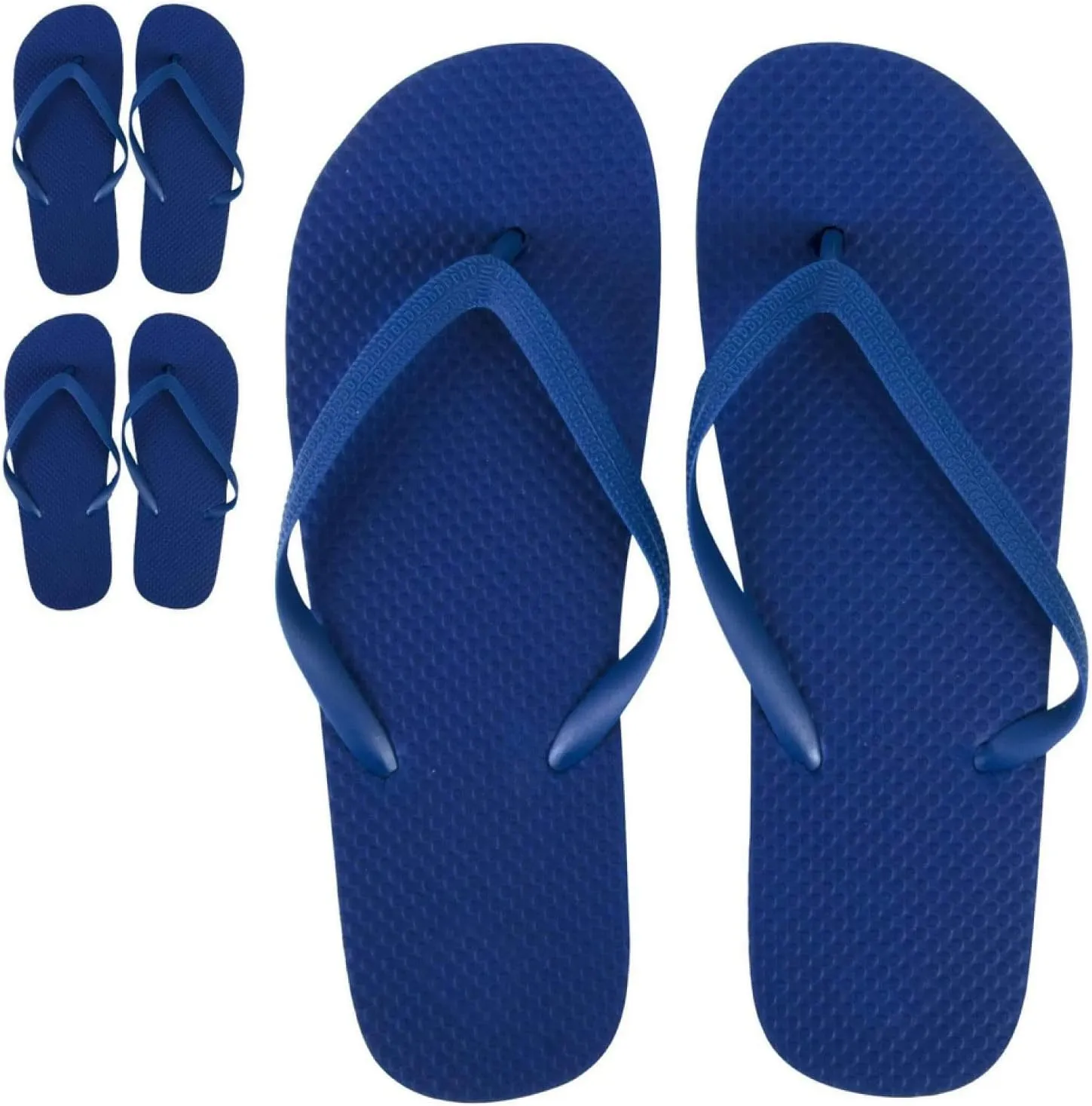 Trail maker 50 Pairs Bulk Wedding Flip Flops for Men Waterproof Wholesale Flip Flops for Men in Bulk for Wedding Guests, Bnb Guests, Hotels, and Charity Donation