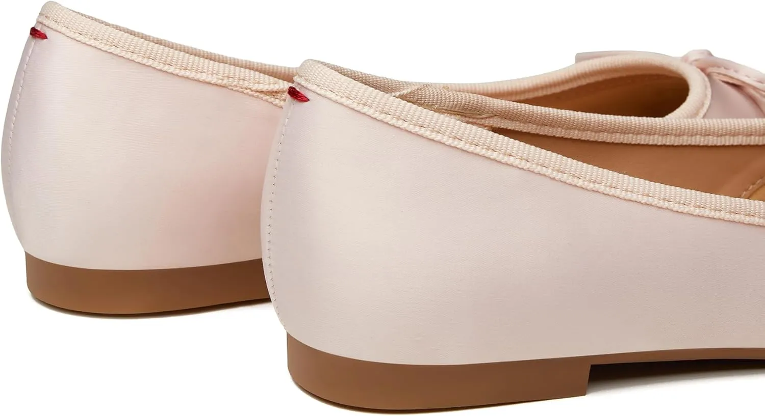 Trary Flat Shoes Women Pointed Toe Flats for Women Two-Tone Cap Toe Ballet Flats Shoes Comfortable Dressy Casual Slip-on Work Daily Soft Flat Shoes