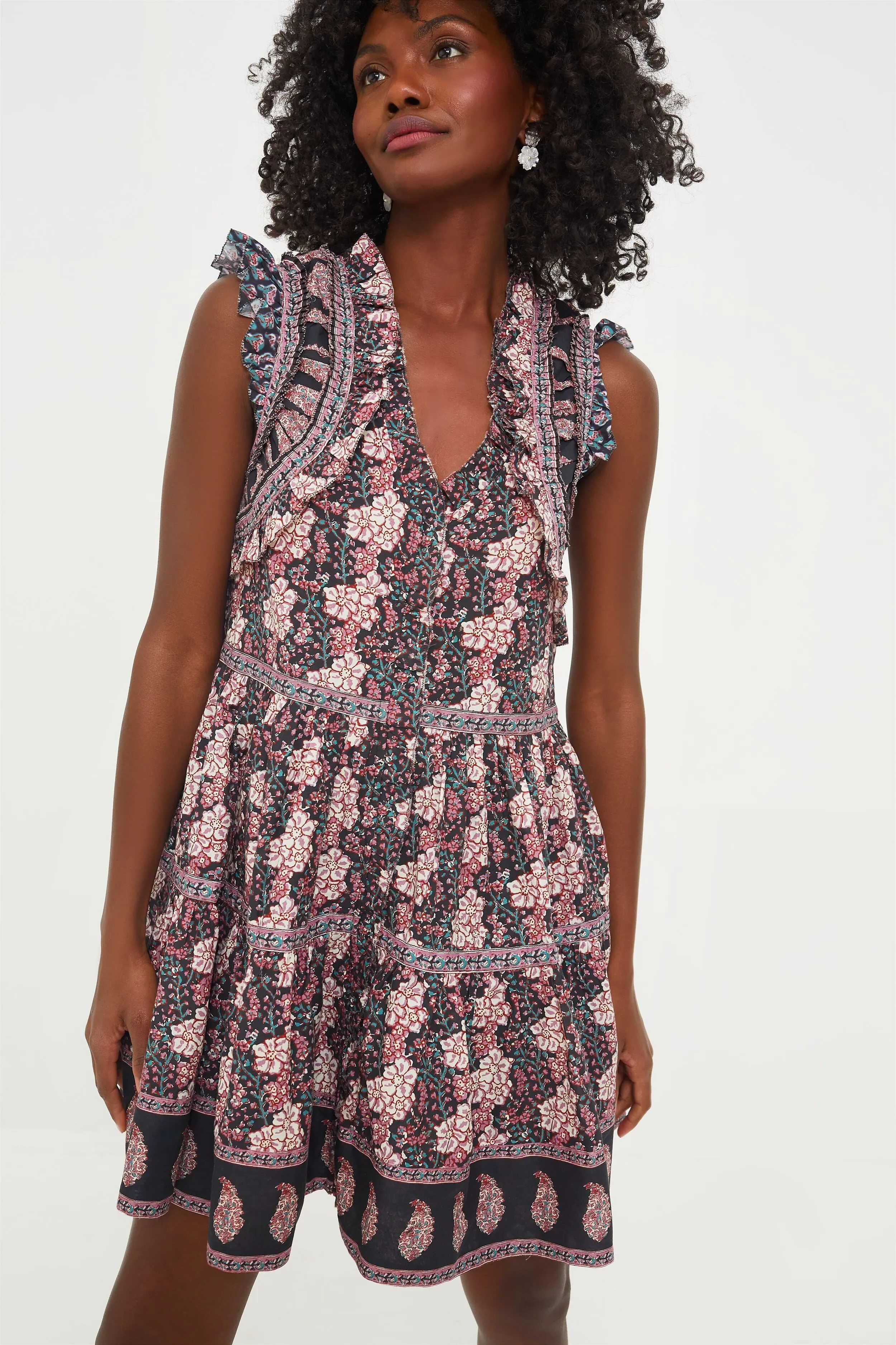 Tunic Hot-ticket item Flash promotion Exclusive Flutter Print Donna Dress