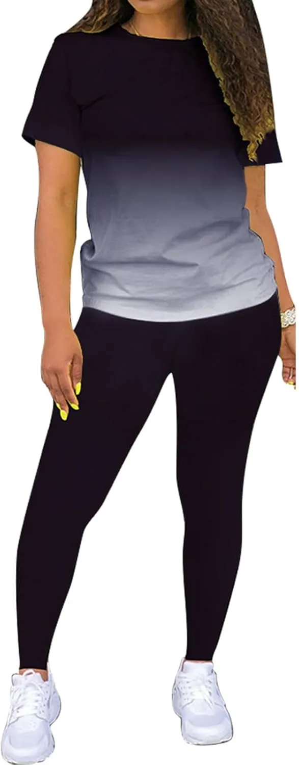 Two Piece Outfits for Women Pants Set Sweatsuit Jogger Sets 2 Piece Outfits Track Suits Lounge Set Long Sleeve