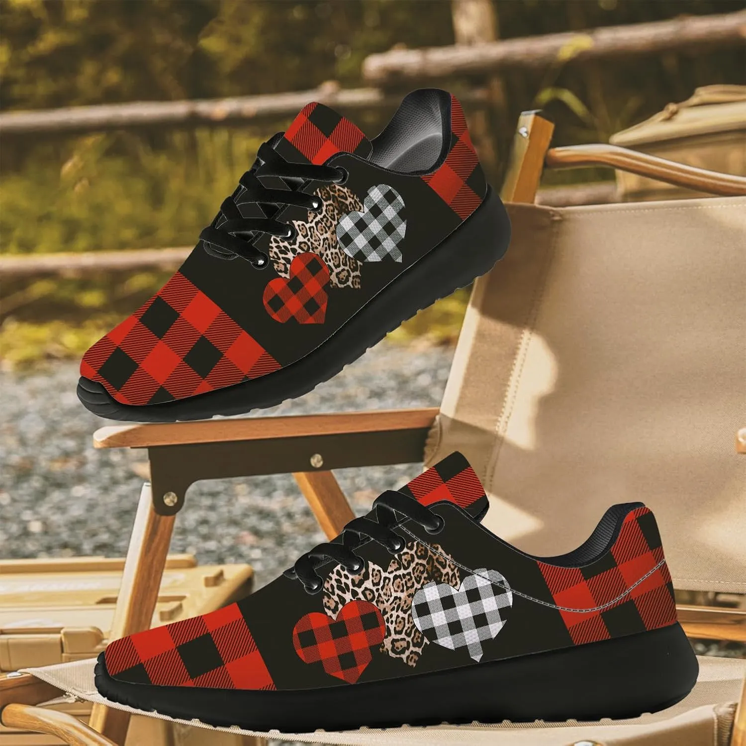 Valentines Day Shoes for Women Running Shoes Valentine Sneakers Tennis Shoes Gifts for Women Men Wife Girlfriend