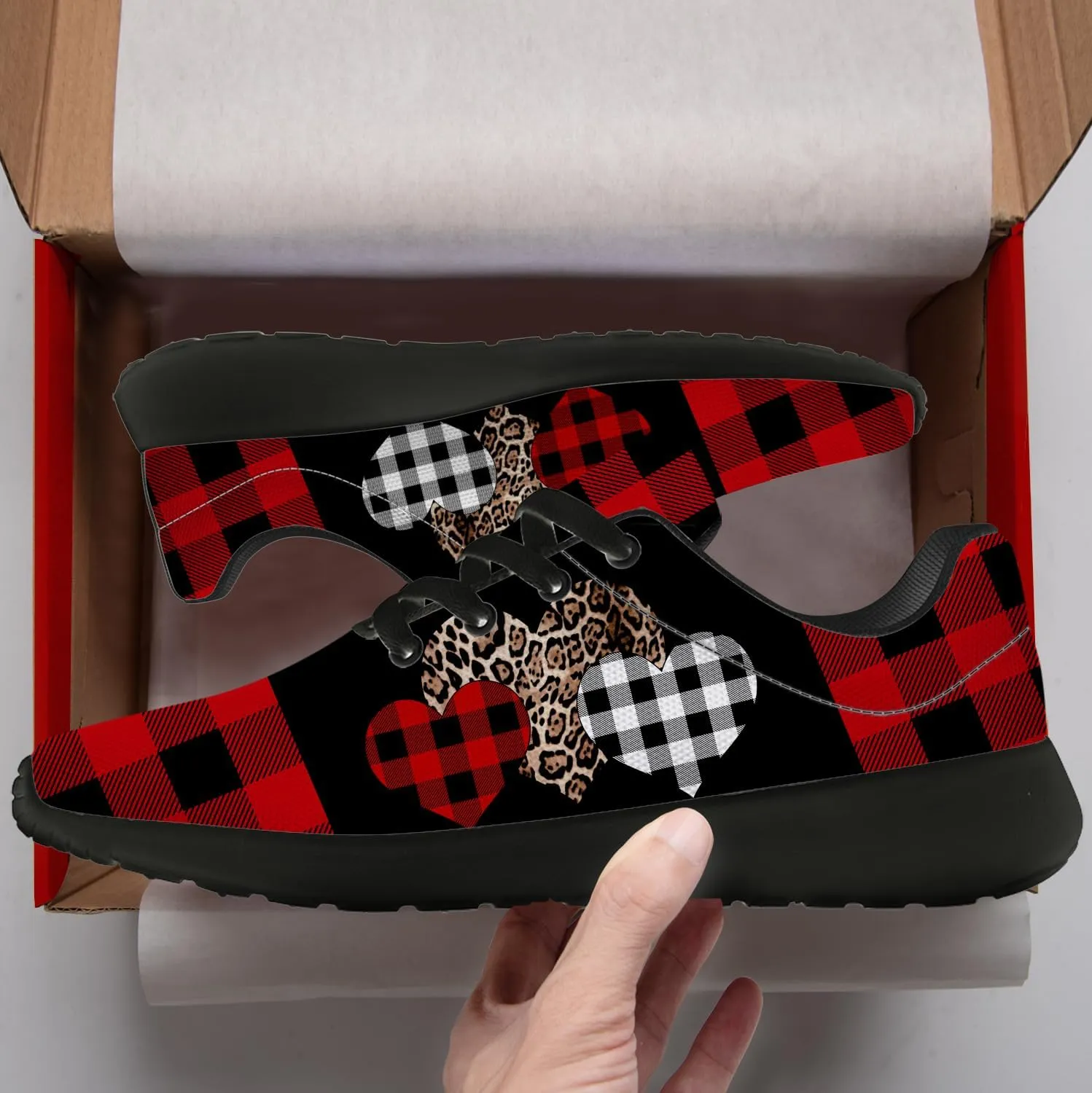 Valentines Day Shoes for Women Running Shoes Valentine Sneakers Tennis Shoes Gifts for Women Men Wife Girlfriend