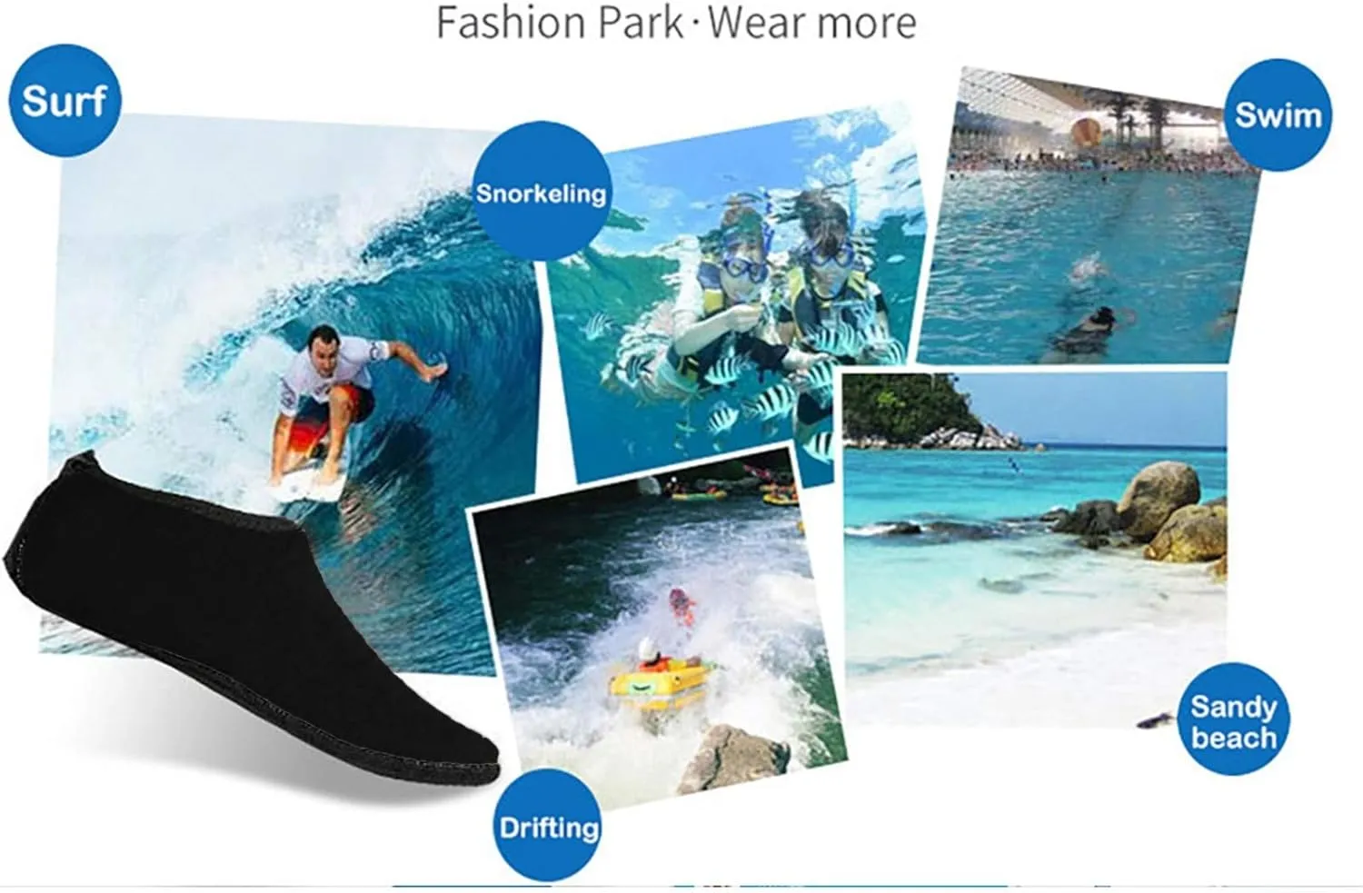 Water Shoes for Beach Swim Pool Surf Yoga Quick Dry Aqua Barefoot Women Men Lightweight Non Slip Breathable Outdoor Activities