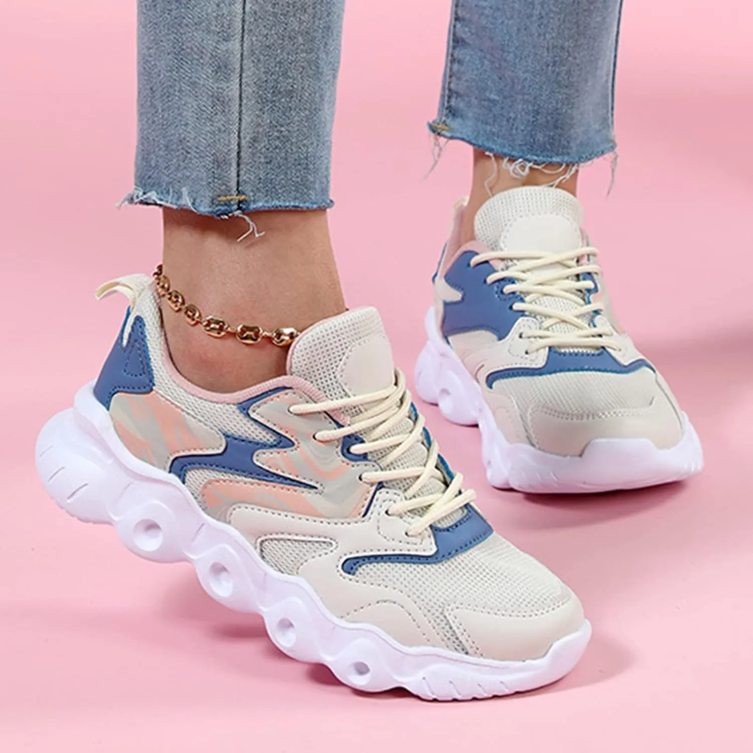 Wedge Sneakers for Women Comfortable Dressy Flats Shoes Women Dressy Wide Feet Orthopedic Comfy Running Shoes Women Wide Sneakers for Women Size 8 Wide Width Size 11 Non Slip Shoes Women