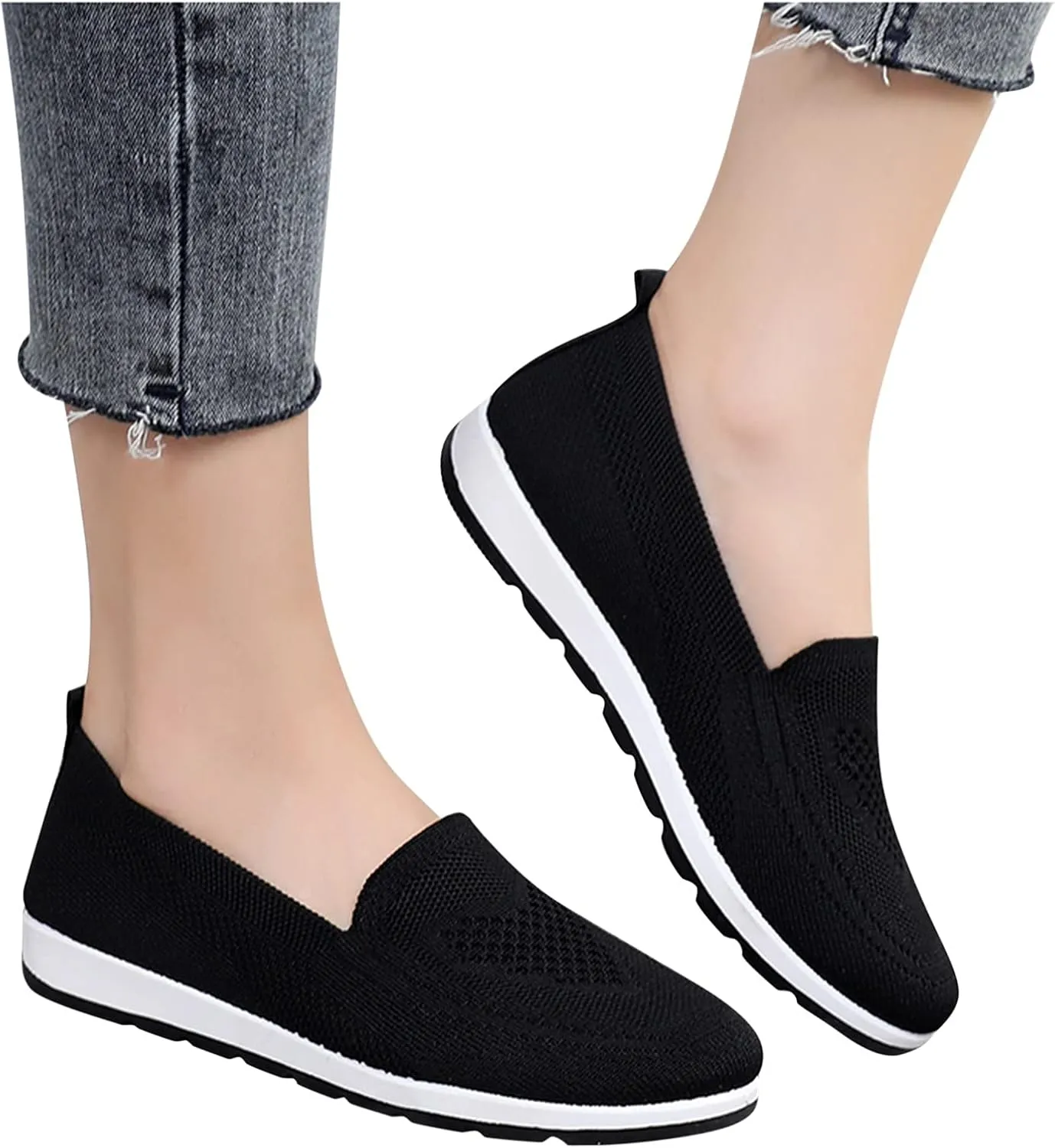 White Sneakers for Women Wide Toe Box Slip On Sneakers Women Walking Shoes Womens Slip On Tennis Shoes Size 11 Womens Sneakers Size 8 Black Zapatos Doble Anchos De Mujer Para Pies Con Juanetes