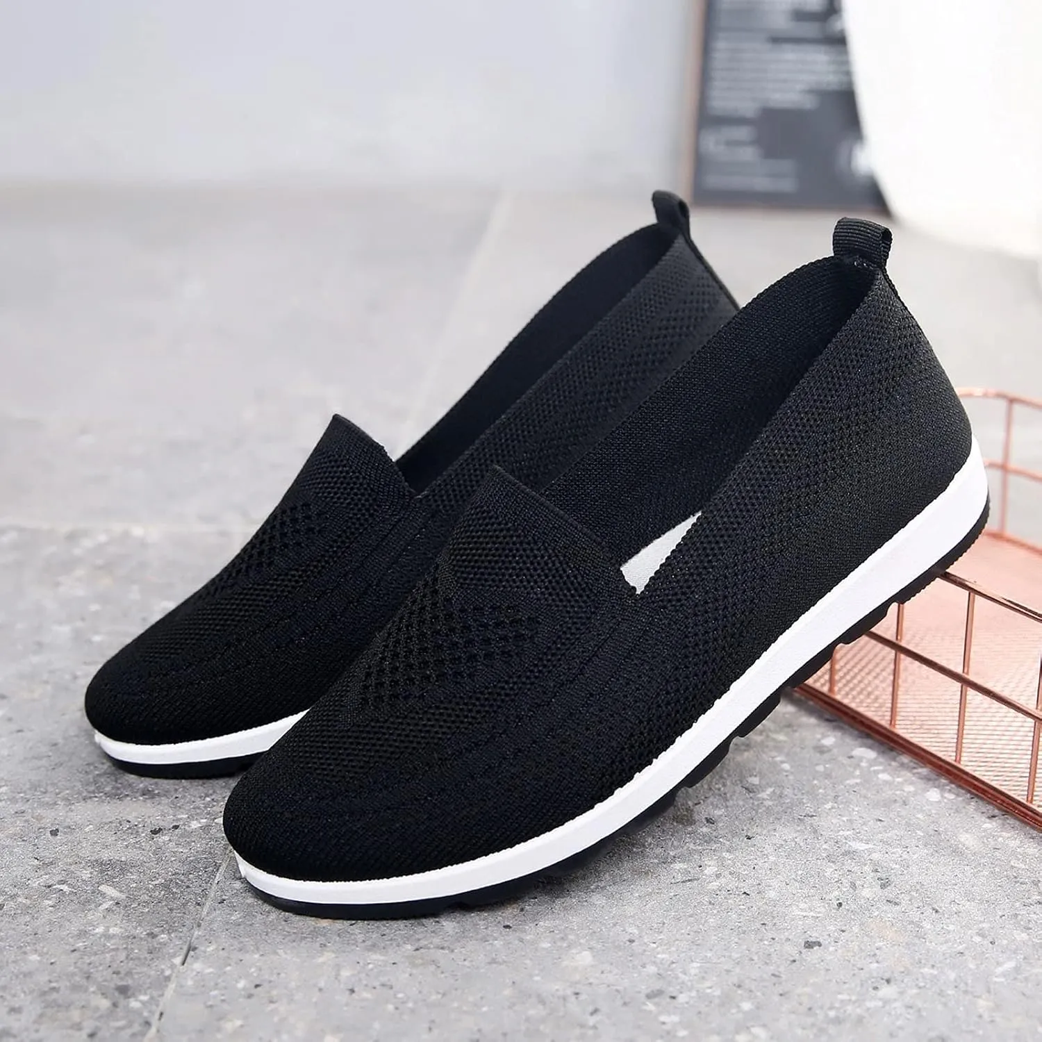 White Sneakers for Women Wide Toe Box Slip On Sneakers Women Walking Shoes Womens Slip On Tennis Shoes Size 11 Womens Sneakers Size 8 Black Zapatos Doble Anchos De Mujer Para Pies Con Juanetes
