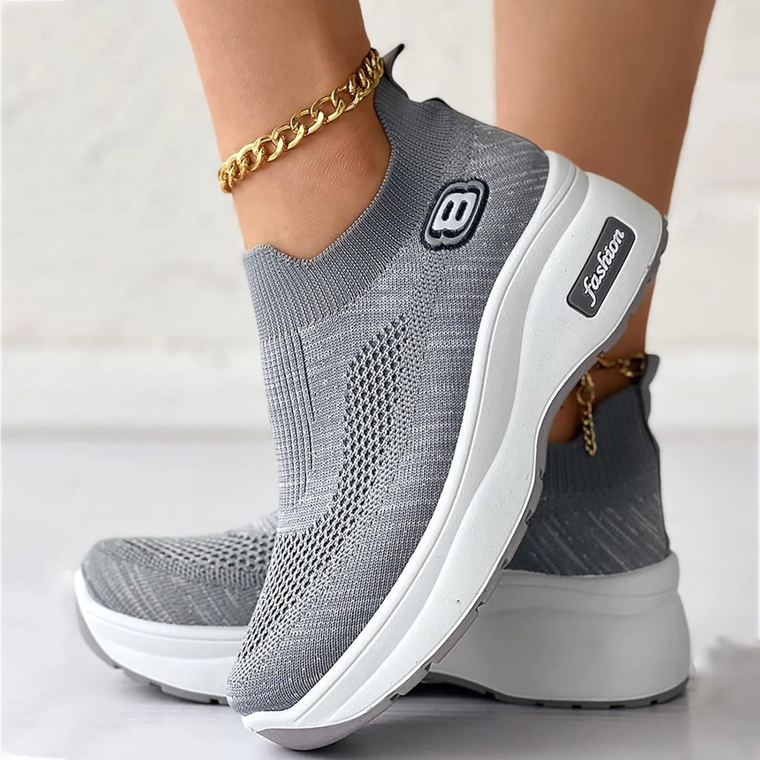 Women Sneakers Black and White Women's Slip On Shoes Size 11 Wide Women's Tennis Shoes Size 7 Wide Black Tennis Shoes Women Slip Ons Zapatillas De Tacon para Mujer