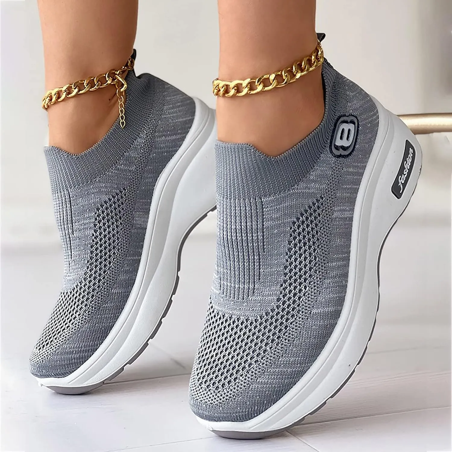 Women Sneakers Black and White Women's Slip On Shoes Size 11 Wide Women's Tennis Shoes Size 7 Wide Black Tennis Shoes Women Slip Ons Zapatillas De Tacon para Mujer