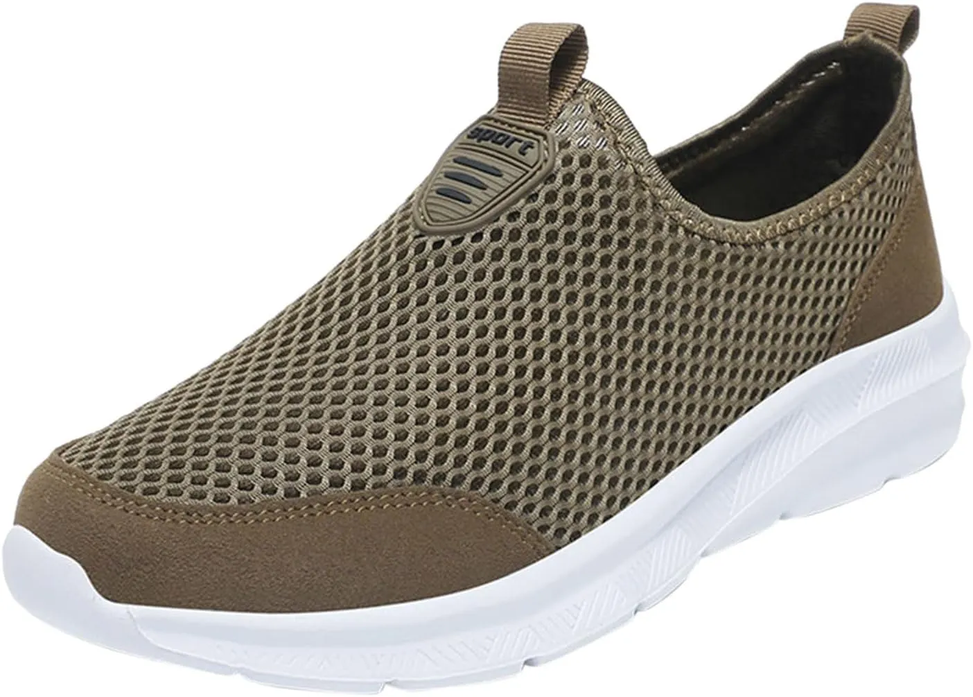 Women's Athletic Walking Shoes Slip On Casual Mesh Walking Shoes Women Arch Support Men's Casual Shoes Fashion Sneakers 2025 White Tennis Shoe Loafers Dress Shoe