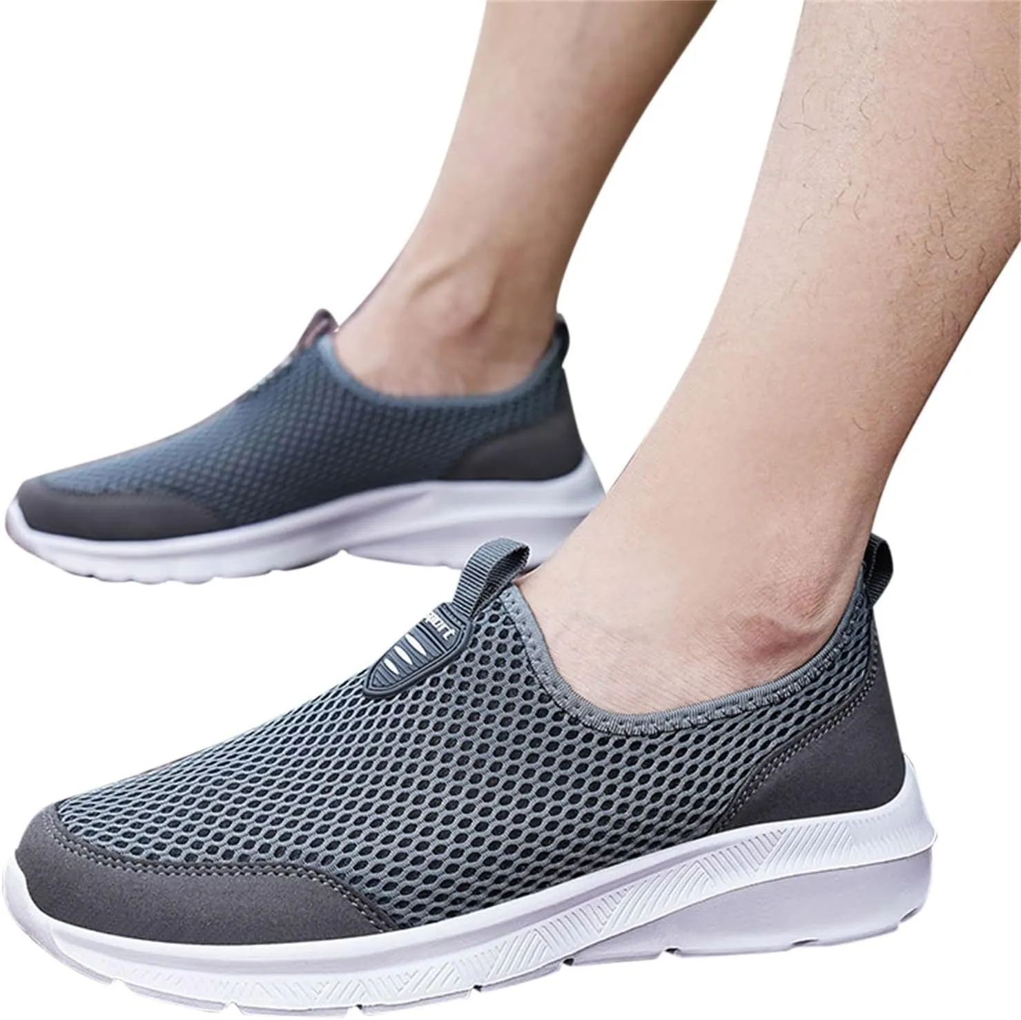 Women's Lightweight Slip On Walking Running Shoes Non Slip Work Shoes Women Comfortable Women's Shoes Casual Wedge Sneakers Slip On Tennis Shoe Loafers Casual Slip On
