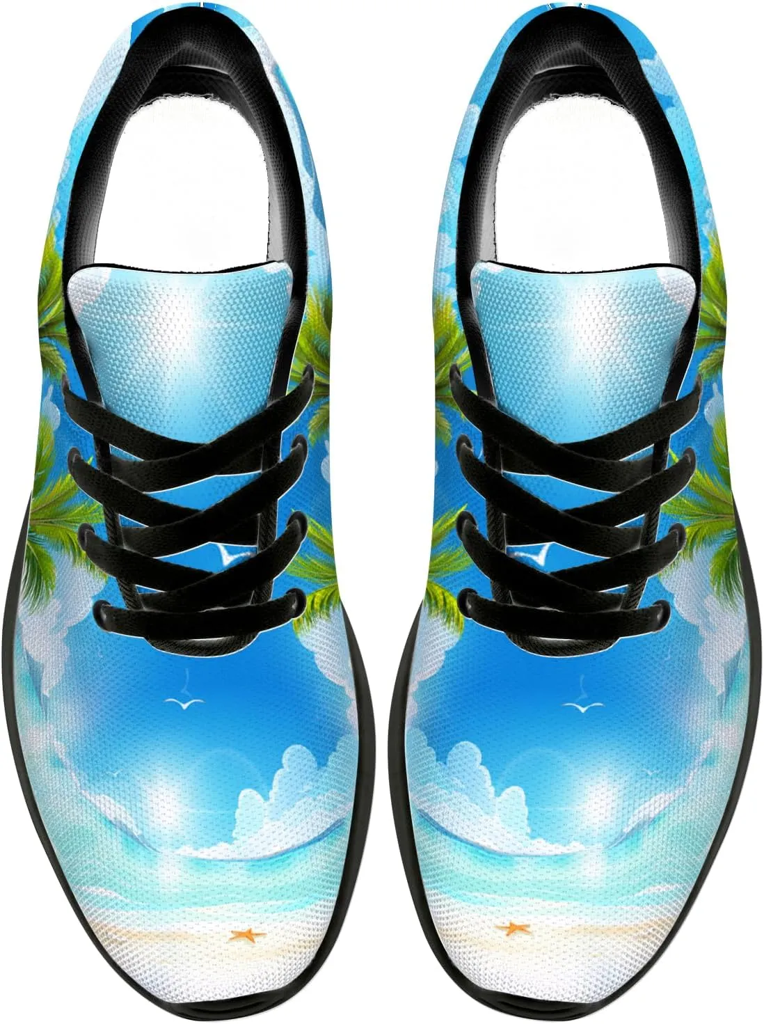 Women's Men's Running Shoes Palm Tree Sneakers Tennis Shoes Gifts for Women Men
