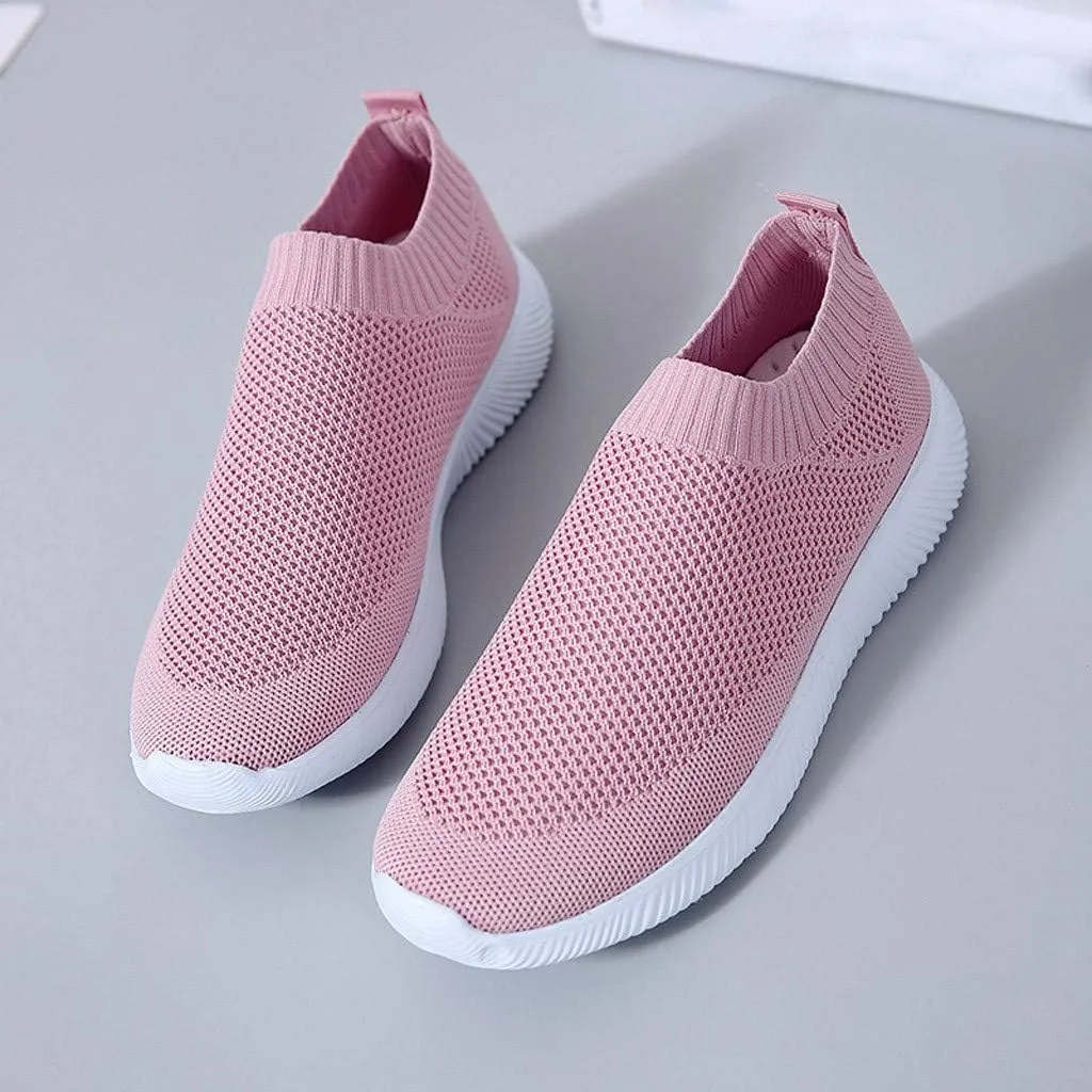 Womens Running Shoes Lightweight Tennis Shoes Non Slip Mens Dress Shoes Slip On White Casual Shoes Waterproof Sneakers Steel Toe Tennis Shoe Casual Loafers