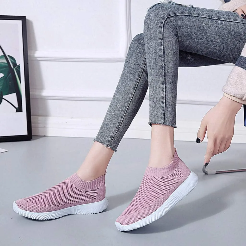 Womens Running Shoes Lightweight Tennis Shoes Non Slip Mens Dress Shoes Slip On White Casual Shoes Waterproof Sneakers Steel Toe Tennis Shoe Casual Loafers