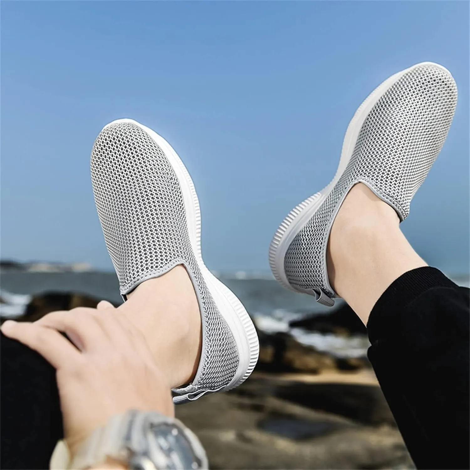 Womens Running Shoes Lightweight Tennis Shoes Non Slip Mens Tennis Shoes Walking Casual Work Shoes Women's Fashion Sneakers Platform Tennis Shoe Casual Loafers