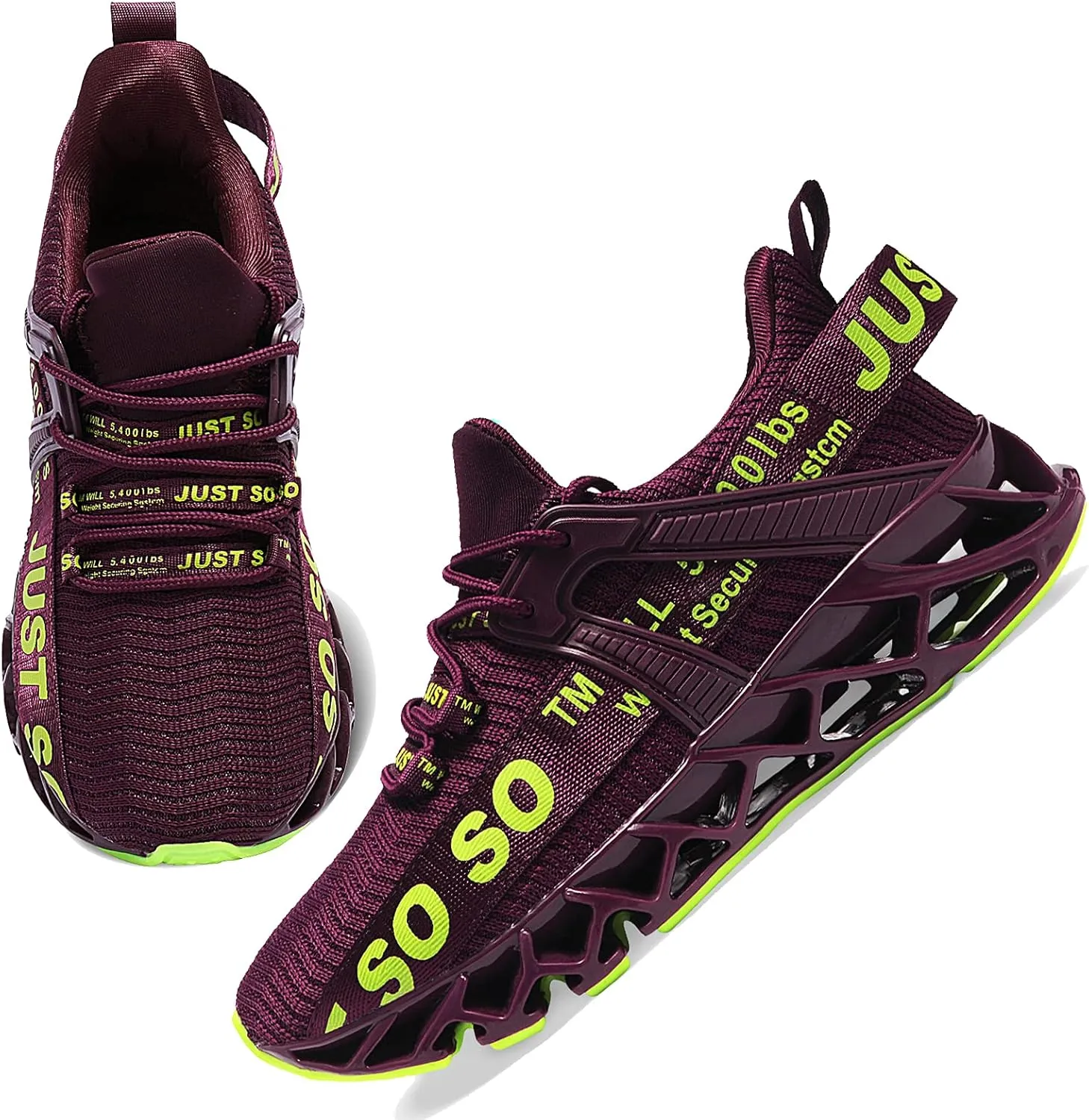 Womens Running Shoes Non Slip Walking Tennis Blade Type Fashion Sneakers