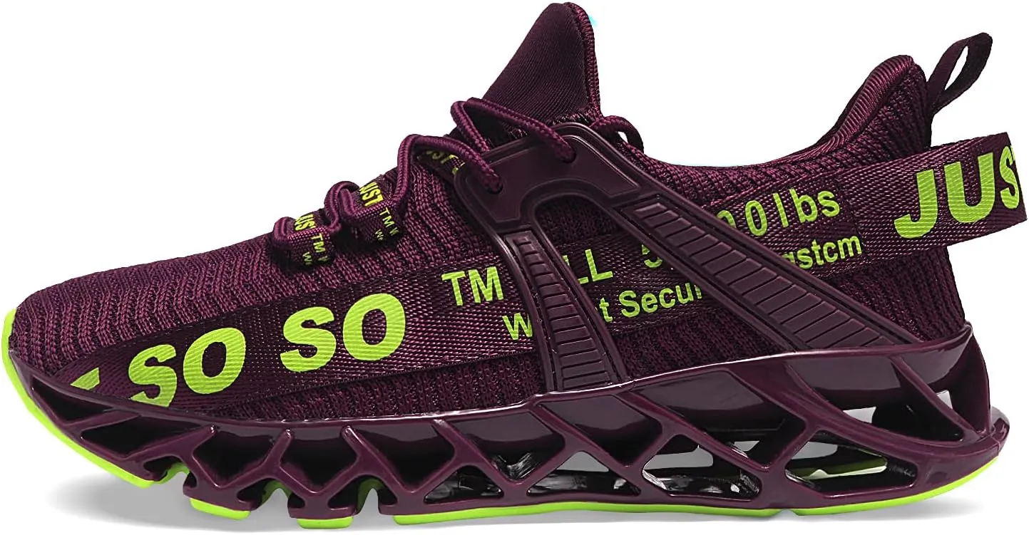 Womens Running Shoes Non Slip Walking Tennis Blade Type Fashion Sneakers