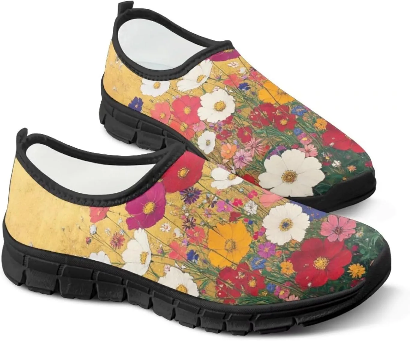 Womens Slip On Shoes Casual Art Painting Walking Shoes for Women