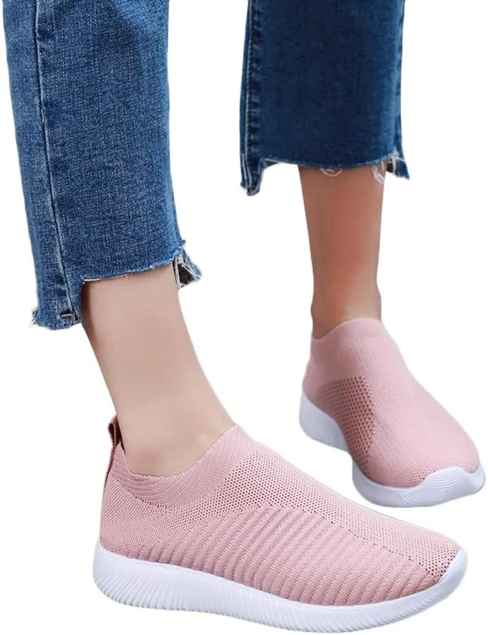 Women’s Slip-On Shoes Casual Lace-Free Walking Loafers Mens Casual Shoes Lether Casual Shoes for Fall Chunky Sneakers Platform Tennis Shoe Loafers Dress Shoe