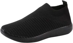 Women’s Slip-On Shoes Casual Lace-Free Walking Loafers Running Shoes for Men Comfortable White Casual Shoes Fashion Sneakers Red Tennis Shoe White Loafers