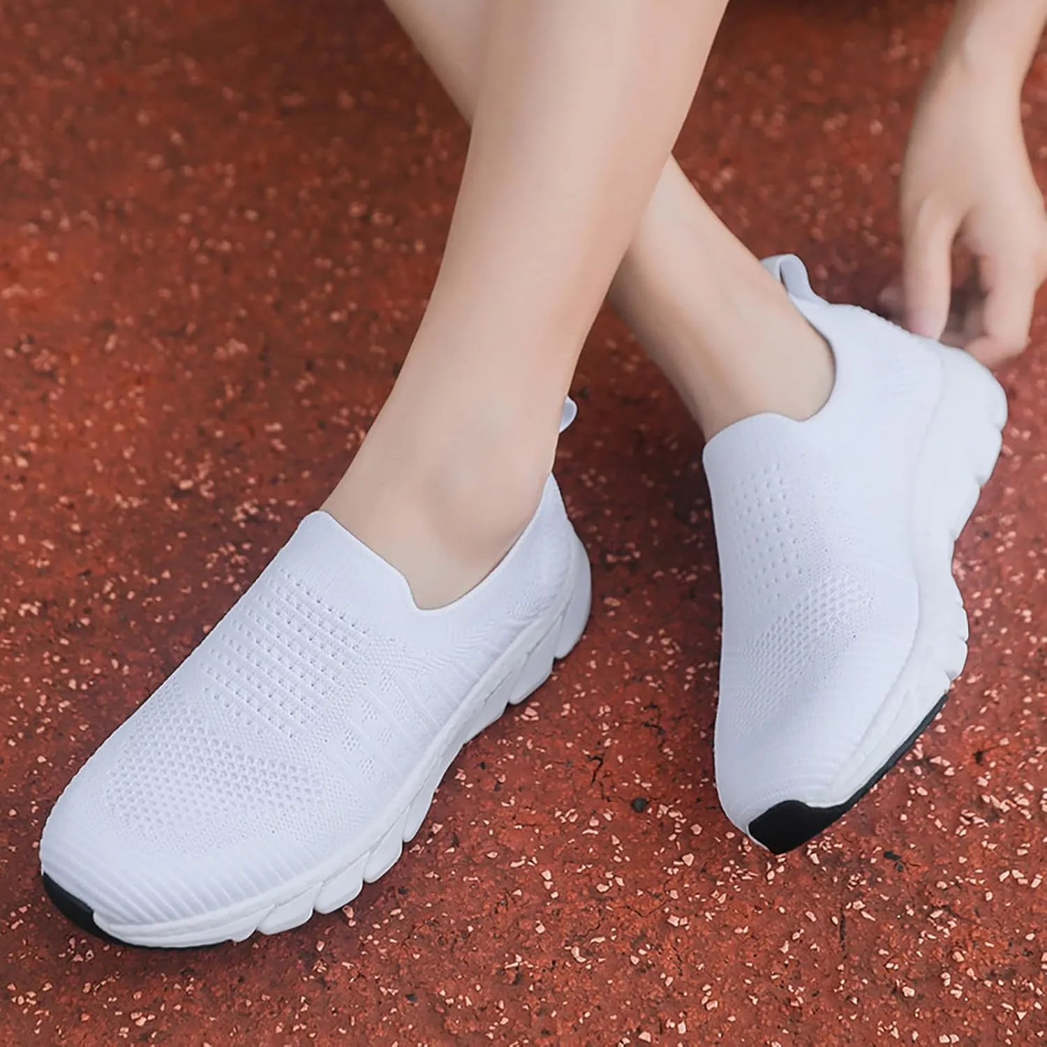 Womens Slip On Sneakers Women Walking Tennis Shoes Tennis Shoes Men Comfortable Business Casual Shoes Brown Sneakers Black Tennis Shoe Casual Loafers