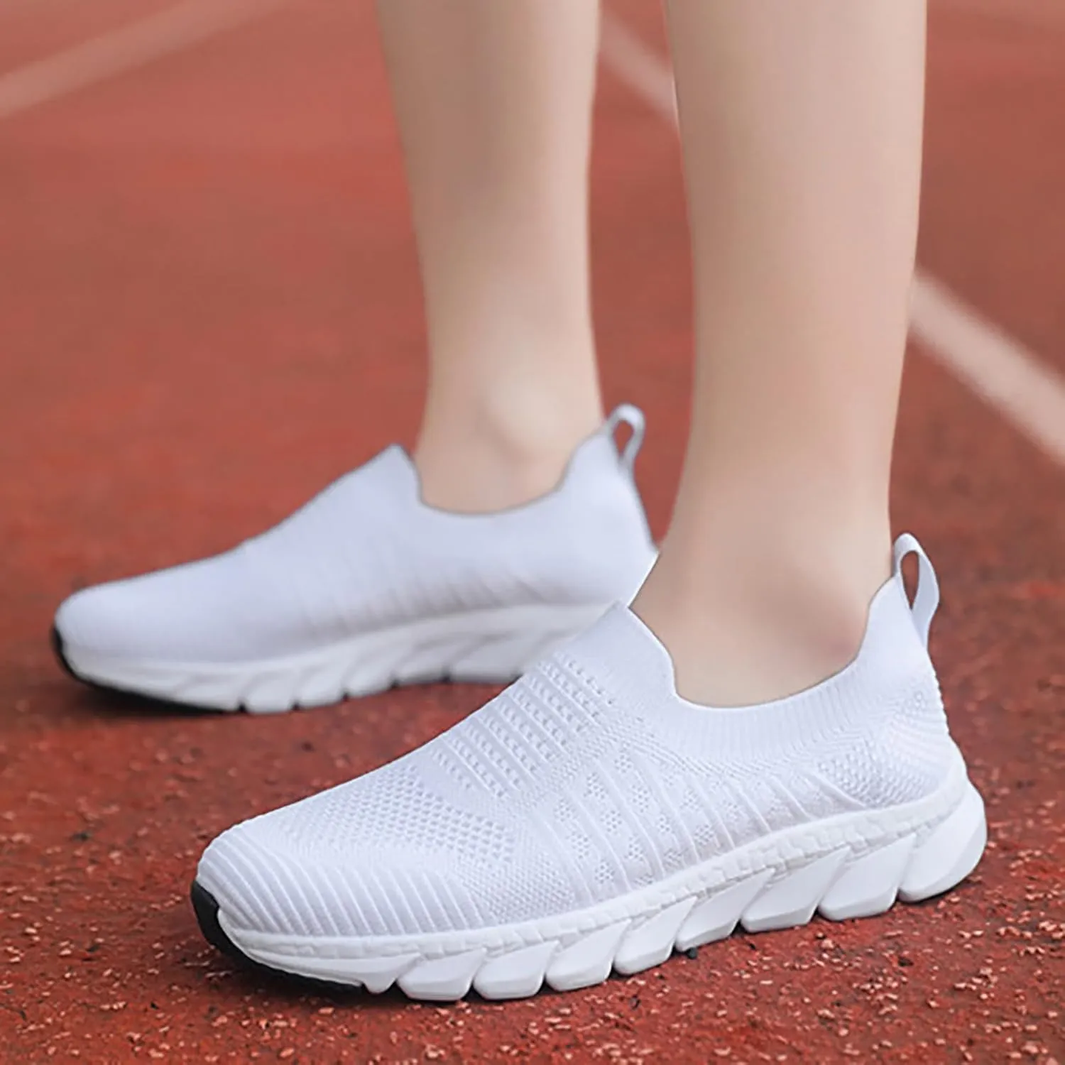 Womens Slip On Sneakers Women Walking Tennis Shoes Tennis Shoes Men Comfortable Business Casual Shoes Brown Sneakers Black Tennis Shoe Casual Loafers