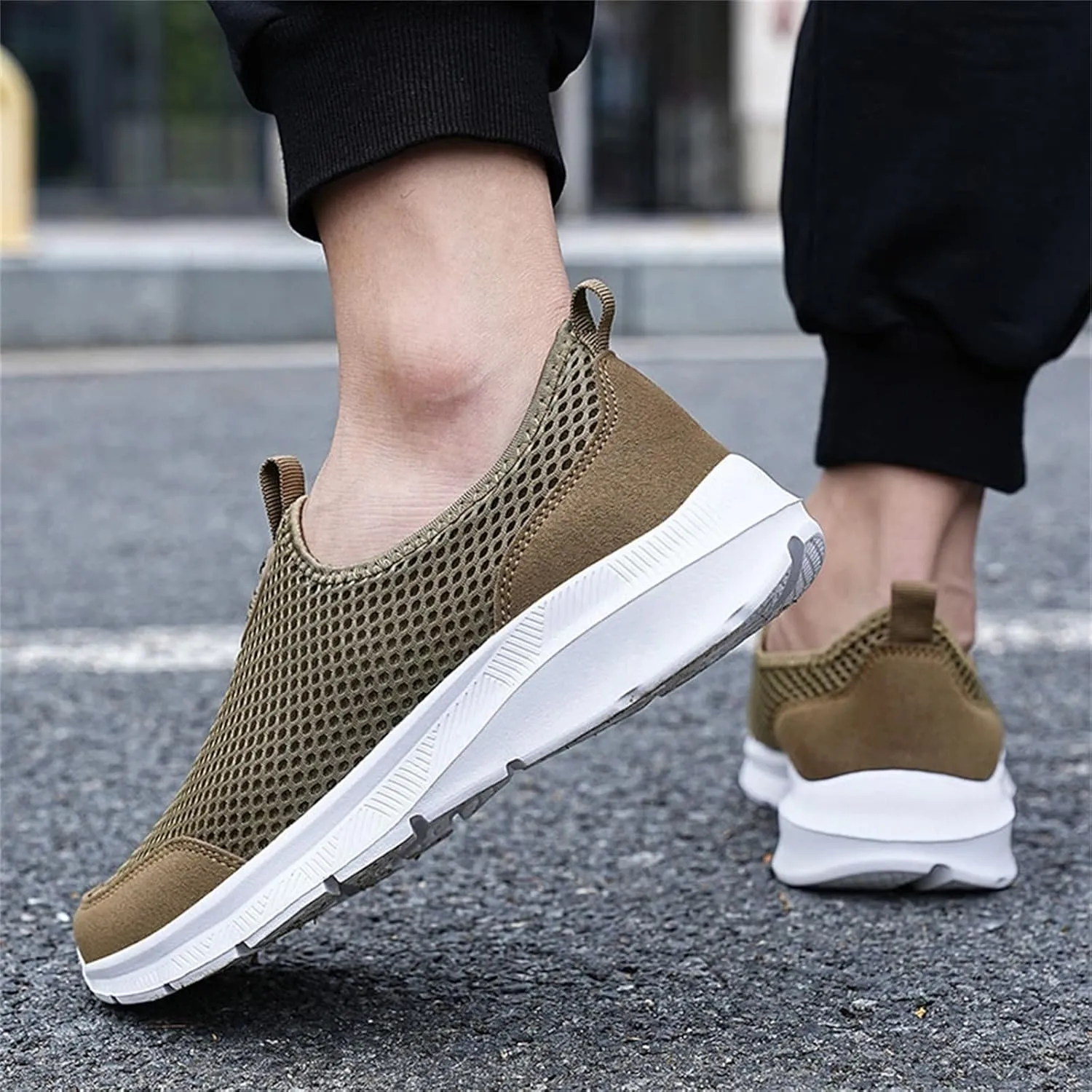 Womens Slip On Sneakers Women Walking Tennis Shoes Womens Tennis Shoes Wide Feet Ladies Shoes Casual Waterproof Sneakers White Tennis Shoe Loafers Shoe