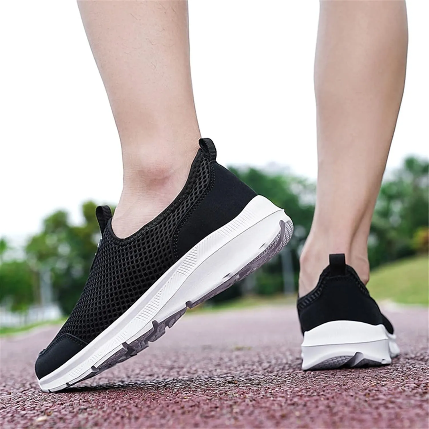 Womens Slip On Walking Shoes Lightweight Breathable Non Slip Non Slip Work Shoes Women High Top Casual Work Shoes Brown Sneakers Steel Toe Tennis Shoe Loafers Dress Shoe