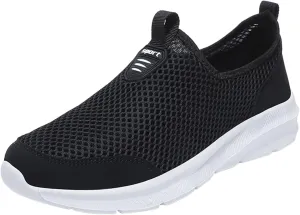 Womens Slip On Walking Shoes Lightweight Breathable Non Slip Non Slip Work Shoes Women High Top Casual Work Shoes Brown Sneakers Steel Toe Tennis Shoe Loafers Dress Shoe
