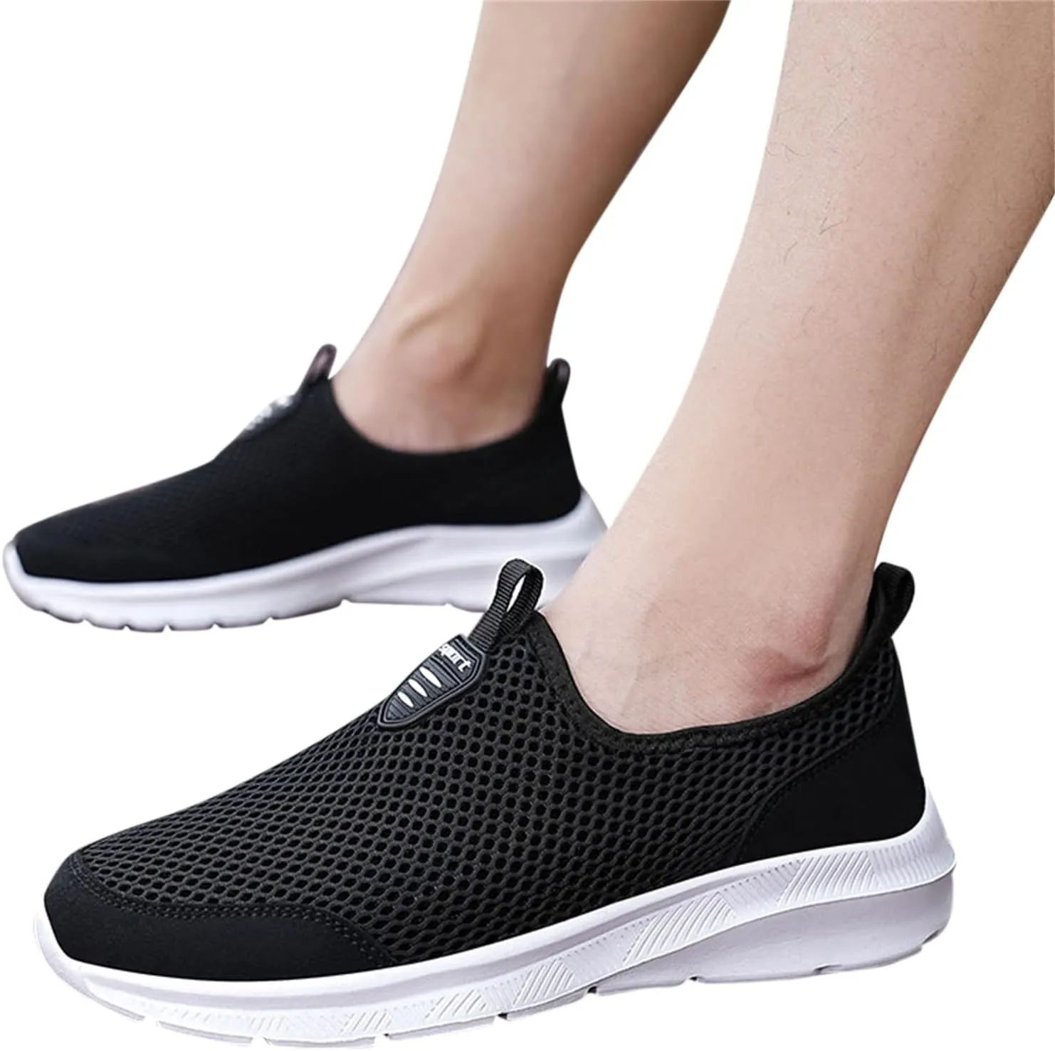 Womens Slip On Walking Shoes Lightweight Breathable Non Slip Non Slip Work Shoes Women High Top Casual Work Shoes Brown Sneakers Steel Toe Tennis Shoe Loafers Dress Shoe