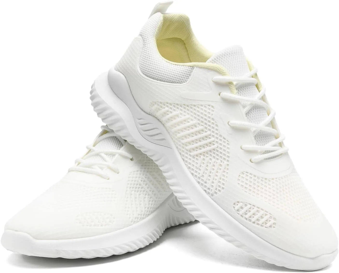 Womens Tennis Running Shoes Unisex Lightweight Breathable Walking Shoes Ultra Soft Flying Knitting Lace Up Fashion Sneakers Non Slip Athletic Trainers Casual Sports Shoes
