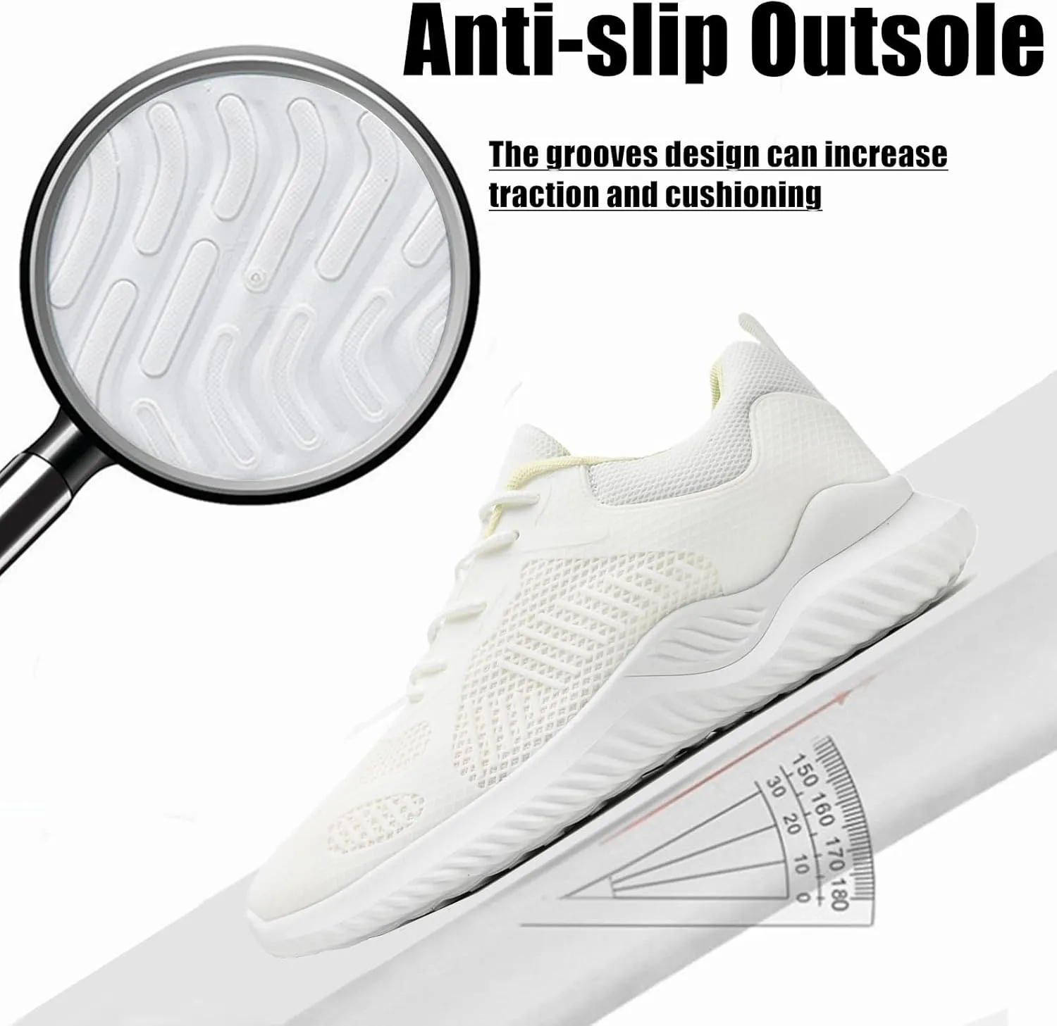 Womens Tennis Running Shoes Unisex Lightweight Breathable Walking Shoes Ultra Soft Flying Knitting Lace Up Fashion Sneakers Non Slip Athletic Trainers Casual Sports Shoes