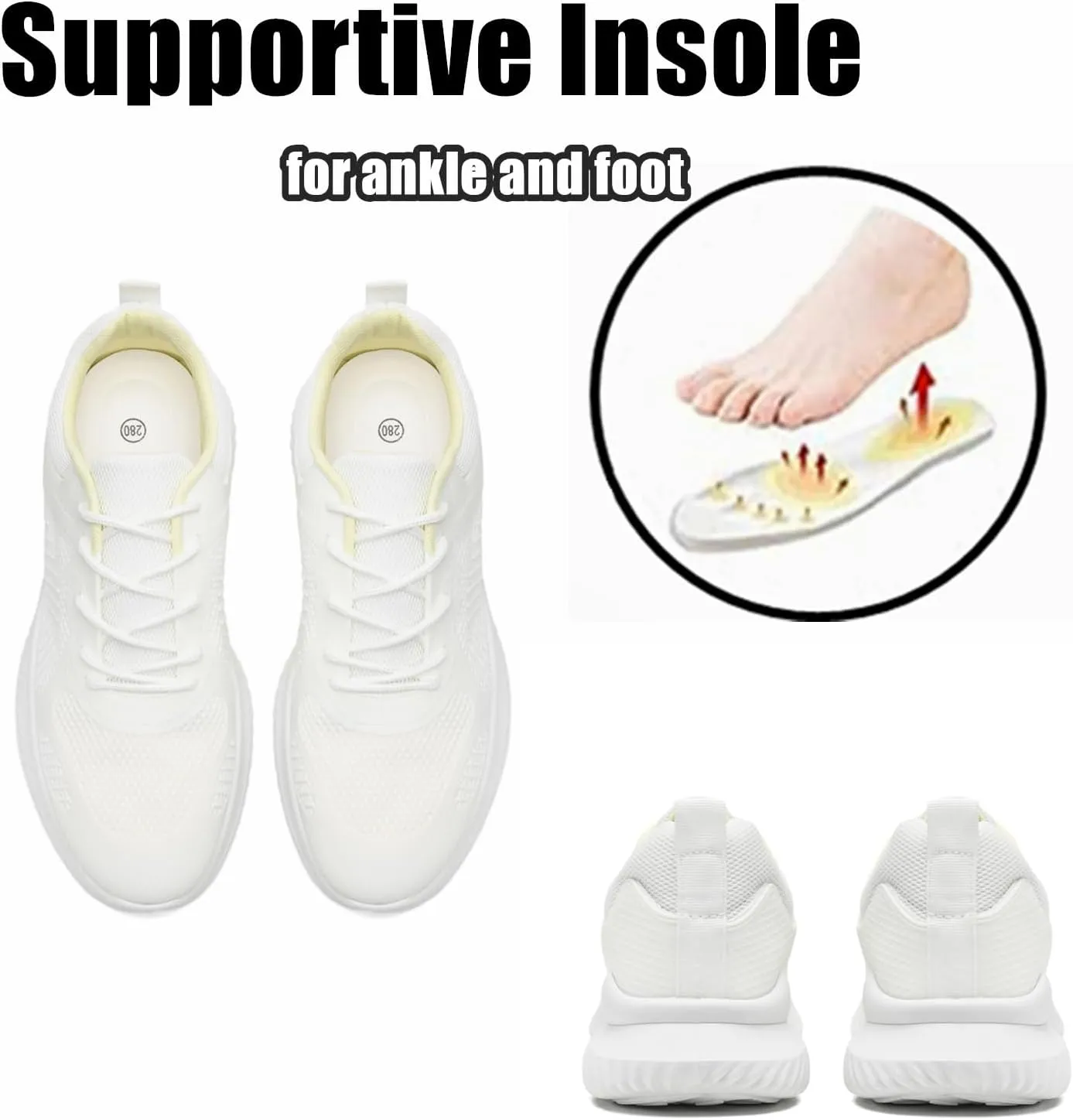 Womens Tennis Running Shoes Unisex Lightweight Breathable Walking Shoes Ultra Soft Flying Knitting Lace Up Fashion Sneakers Non Slip Athletic Trainers Casual Sports Shoes