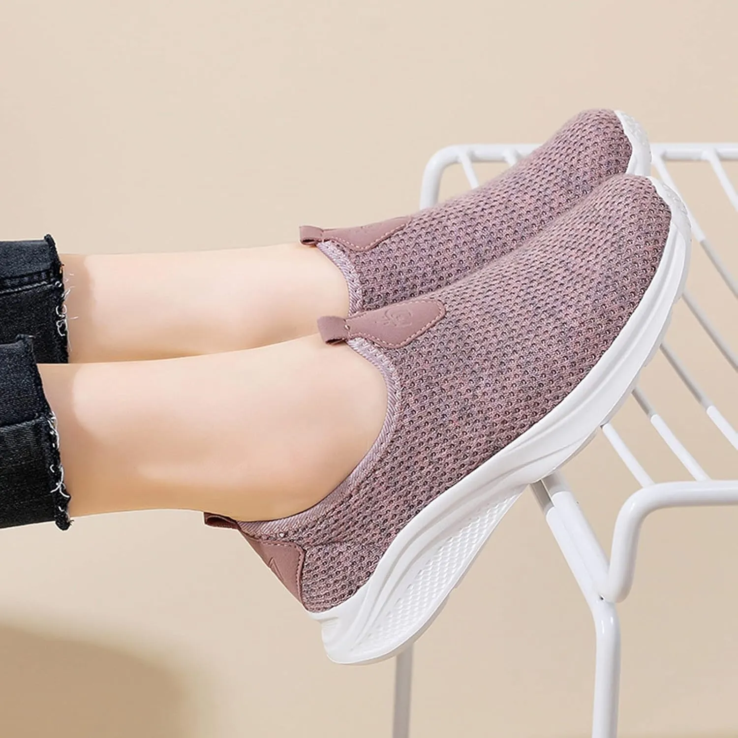 Women's Walking Shoes Arch Support Non Slip Mens Dress Shoes Arch Support Women Shoes Casual Women's Fashion Sneakers Tennis Shoe White Loafers