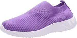 Women's Walking Shoes Cushion Comfortable Breeze Shoes Running Shoes for Women Lightweight Men's Casual Shoes Wedge Sneakers Brown Tennis Shoe Trainers Shoe