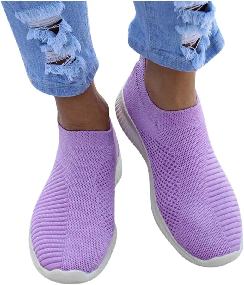 Women's Walking Shoes Cushion Comfortable Breeze Shoes Running Shoes for Women Lightweight Men's Casual Shoes Wedge Sneakers Brown Tennis Shoe Trainers Shoe