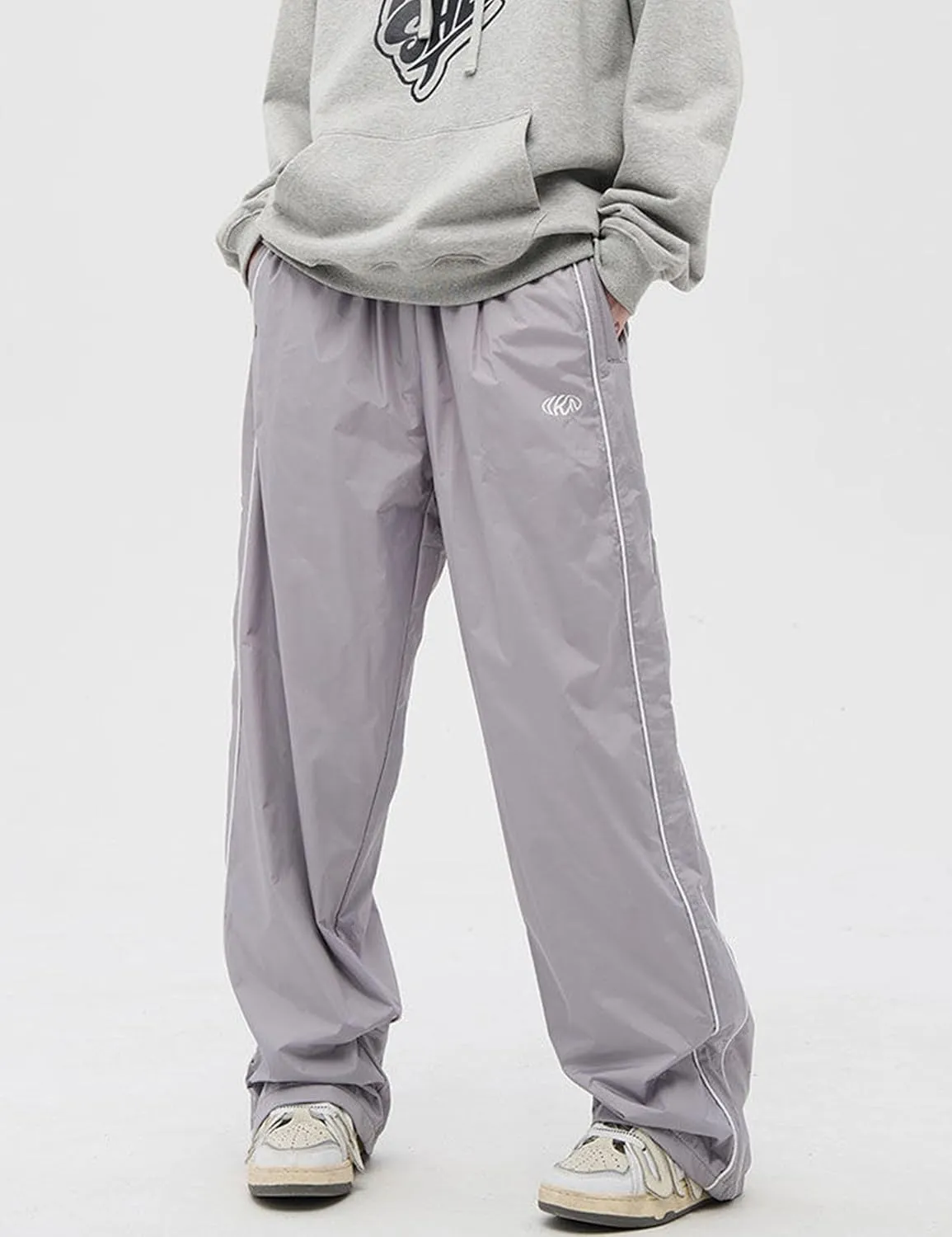 Y2k Pants Men Block Color Sweatpants Hip Hop Streetwear Pants Baggy Wide Leg Sweatpants Jogger Pants