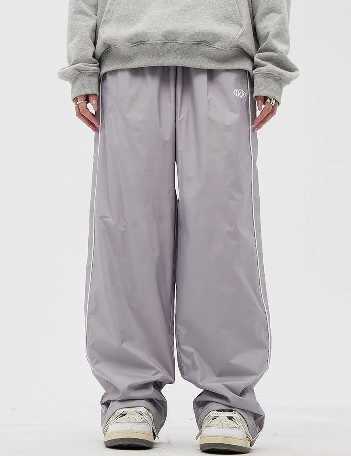 Y2k Pants Men Block Color Sweatpants Hip Hop Streetwear Pants Baggy Wide Leg Sweatpants Jogger Pants